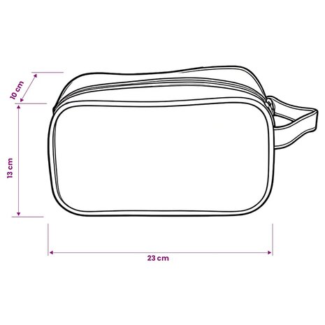 Reisbagage set zwart 5-delig 9