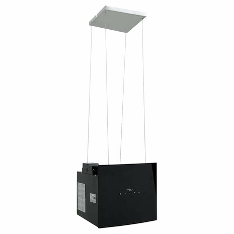 Afzuigkap voor kookeiland met aanraaksensor LCD gehard glas 3
