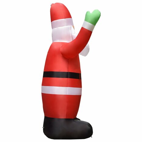 Kerstman opblaasbaar met LED's IP44 3 m 4