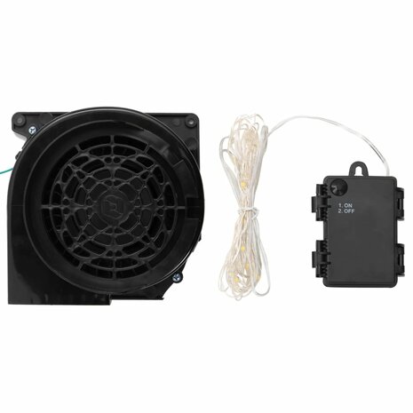 Sneeuwpop opblaasbaar met LED's 630 cm 8