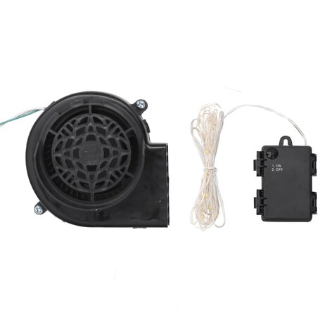 Sneeuwpop opblaasbaar met LED's 120 cm 8