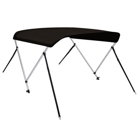 Biminitop 2 bogen 150x120x110 cm zwart 2