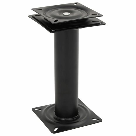 Bootstoelpoot met 360&deg; draaiplateau staal 1
