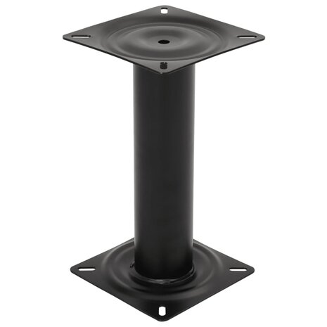 Bootstoelpoot 33 cm staal zwart 3