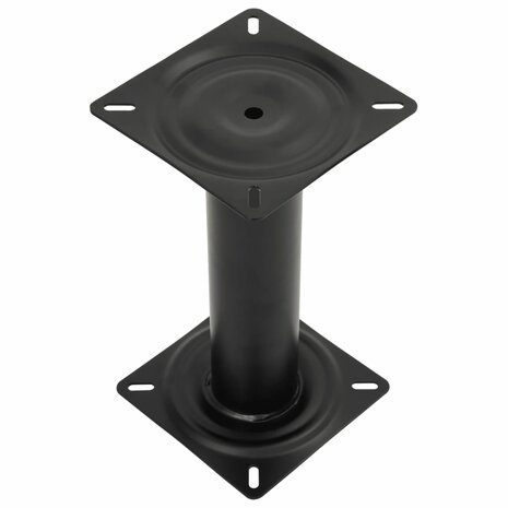 Bootstoelpoot 33 cm staal zwart 4