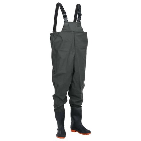 Waadpak met laarzen maat 41 donkergroen 1