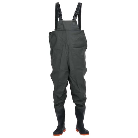Waadpak met laarzen maat 42 donkergroen 2