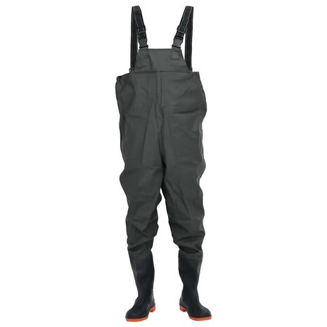 Waadpak met laarzen maat 43 donkergroen 2