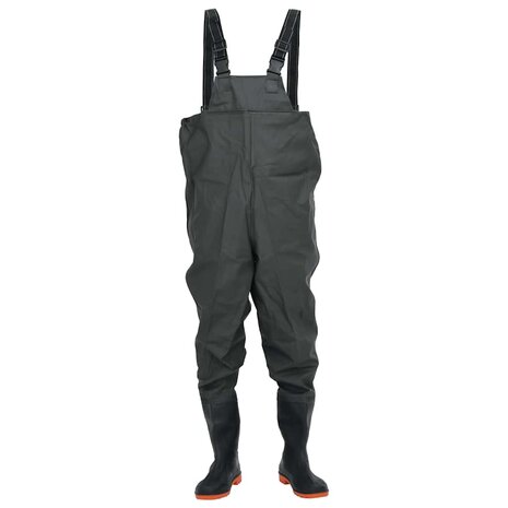 Waadpak met laarzen maat 44 donkergroen 2