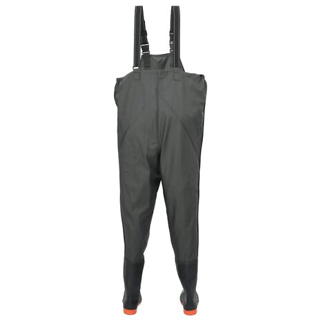 Waadpak met laarzen maat 46 donkergroen 4