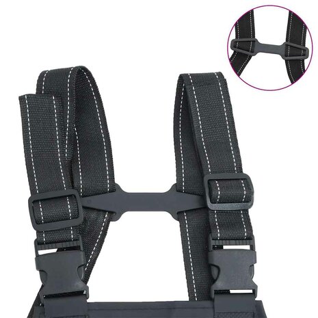 Waadpak met laarzen maat 45 zwart 5