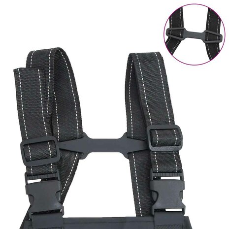 Waadpak met laarzen maat 46 zwart 5