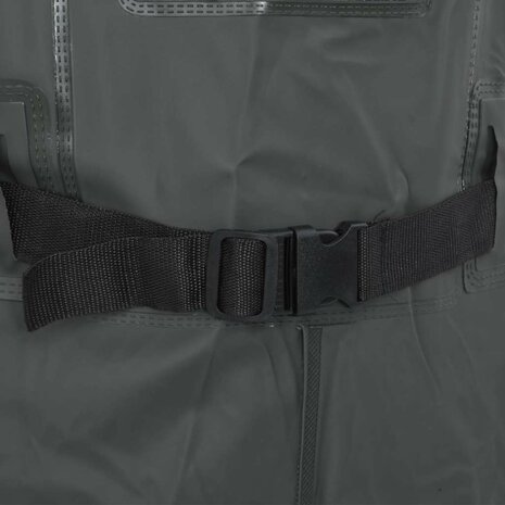 Waadpak met laarzen en riem maat 39 donkergroen 6