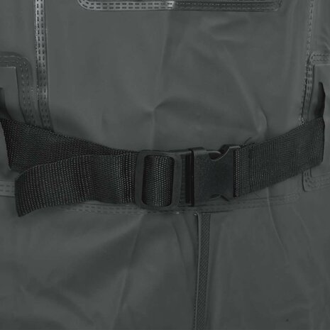Waadpak met laarzen en riem maat 42 donkergroen 6