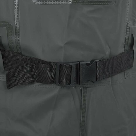 Waadpak met laarzen en riem maat 44 donkergroen 6
