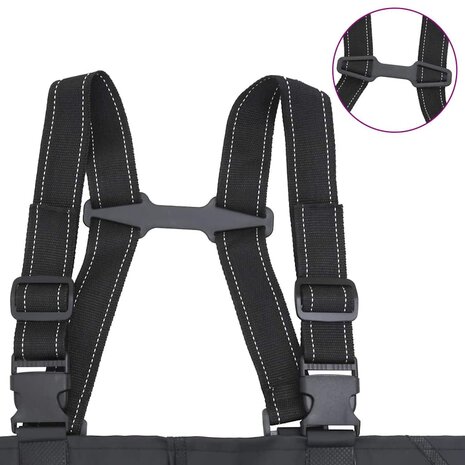 Waadpak met laarzen en riem maat 38 zwart 5