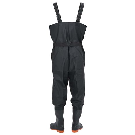 Waadpak met laarzen en riem maat 39 zwart 4