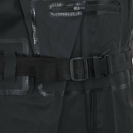 Waadpak met laarzen en riem maat 46 zwart 6