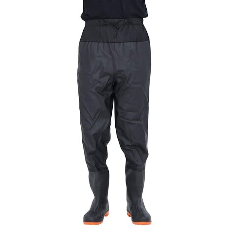 Waadpak met laarzen maat 38 zwart 2