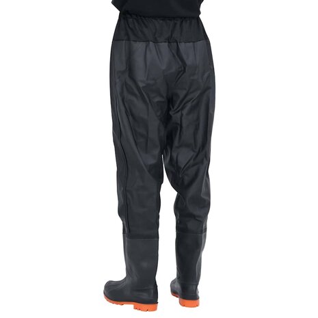 Waadpak met laarzen maat 38 zwart 4