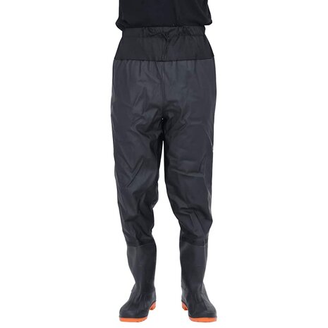 Waadpak met laarzen maat 42 zwart 2