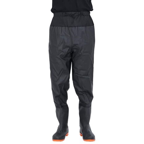 Waadpak met laarzen maat 43 zwart 2