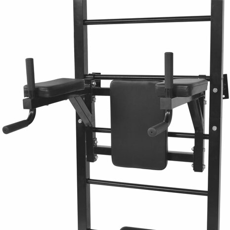 Fitnessapparaat wandgemonteerd zwart 4