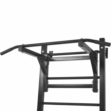 Fitnessapparaat wandgemonteerd zwart 5