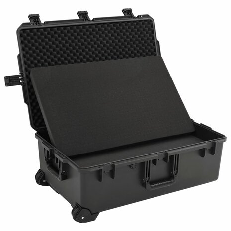 Flightcase draagbaar 79,5x51,5x30,5 cm PP zwart 5