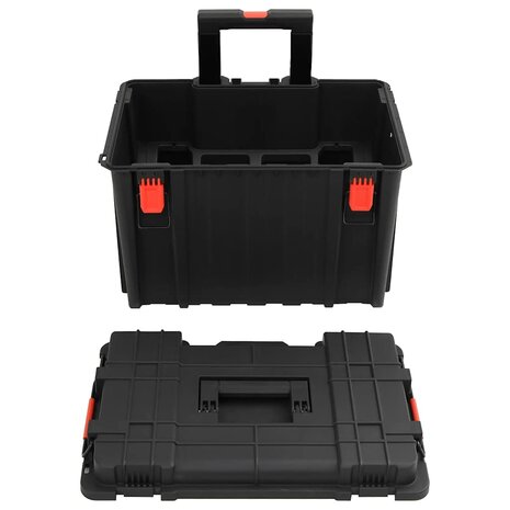 Flightcase draagbaar 56,5x45,5x48 cm PP zwart 5