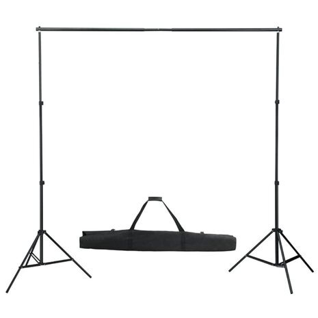 Fotostudioset met verlichtingsset, achtergrond en reflector 2