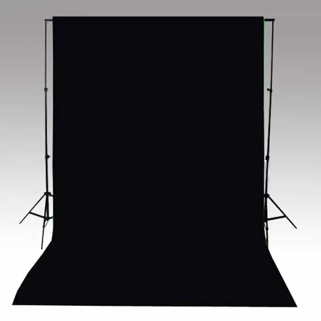 Achtergrond zonder standaard 500x300 cm katoen zwart  4