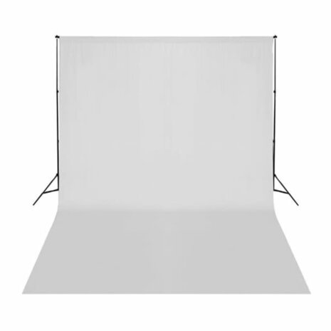 Achtergrond zonder standaard 500x300 cm katoen wit  2