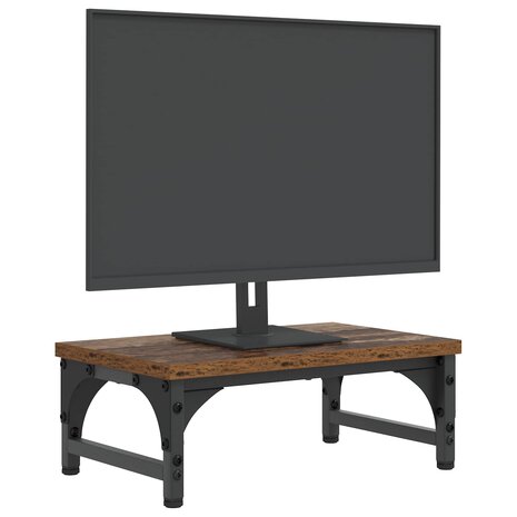 MonitorstandaardOud hout 37 x 23 x 14 cm PB 2
