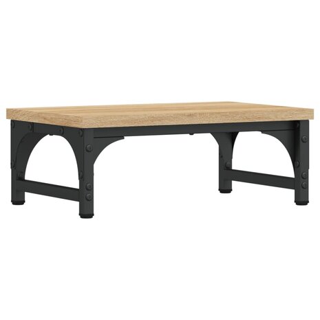 Monitorstandaard 37x23x14 cm bewerkt hout sonoma eikenkleurig 2