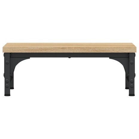 Monitorstandaard 37x23x14 cm bewerkt hout sonoma eikenkleurig 4