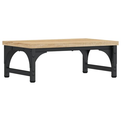 Monitorstandaard 37x23x14 cm bewerkt hout sonoma eikenkleurig 6