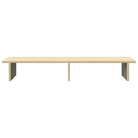 Monitorstandaard 100x27x15 cm bewerkt hout sonoma eikenkleurig 4