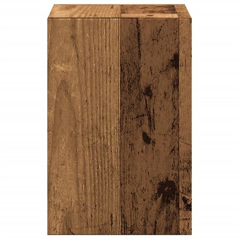Monitorstandaard met bureau-organizer hout oud houtkleurig 5