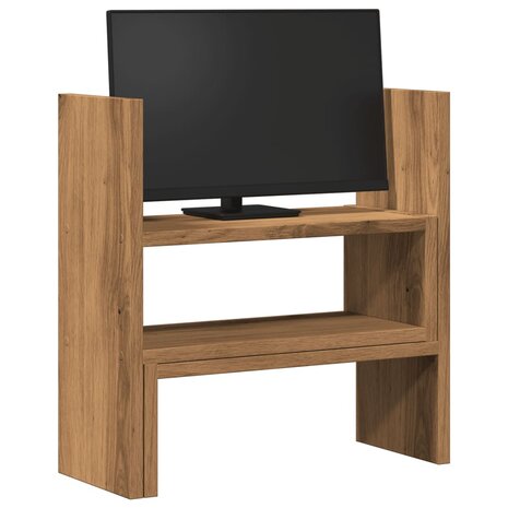 Bureau organiser 40x17x41 cm bewerkt hout artisanaal eiken 3