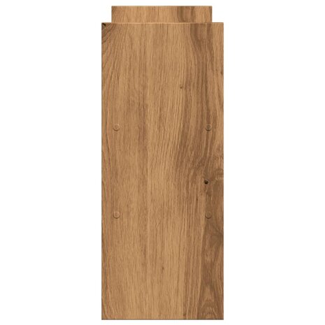 Bureau organiser 40x17x41 cm bewerkt hout artisanaal eiken 5