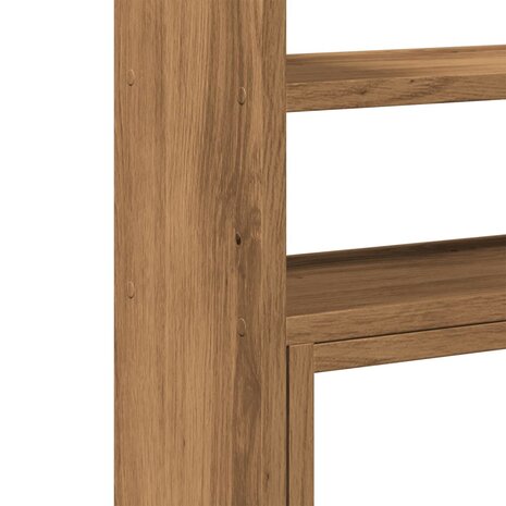 Bureau organiser 40x17x41 cm bewerkt hout artisanaal eiken 8