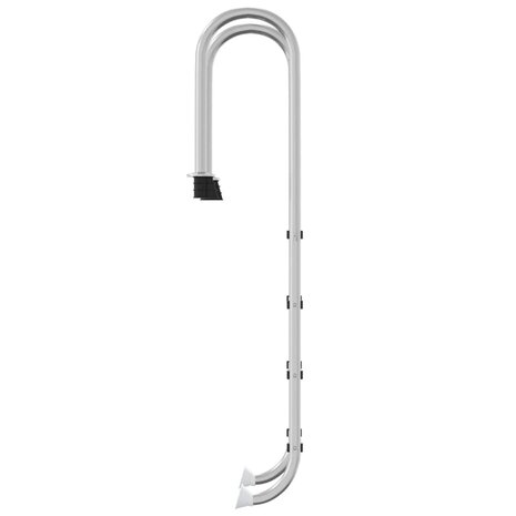 Zwembadladder 54x38x184,5 cm 304 roestvrij staal 4