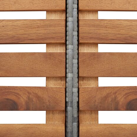 Spa-ombouw vierkant 268x268x55 cm poly rattan grijs 6