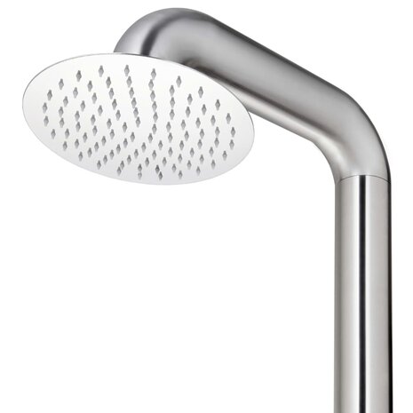 Buitendouche 225 cm roestvrij staal 6