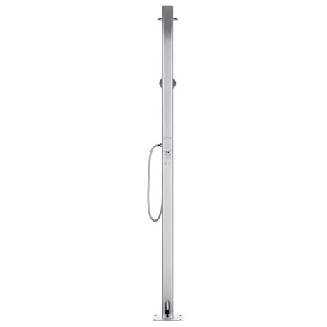 Buitendouche 215 cm aluminium 5