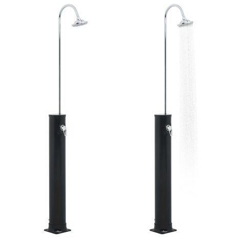Solardouche 20 L 214 cm zwart 3