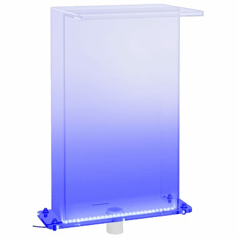 Zwembadfontein met RGB LED's 51 cm acryl 3