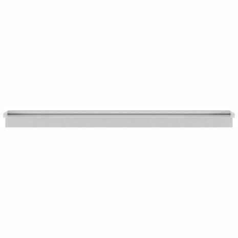 Zwembadwaterval rechthoekig 110 cm roestvrij staal 3