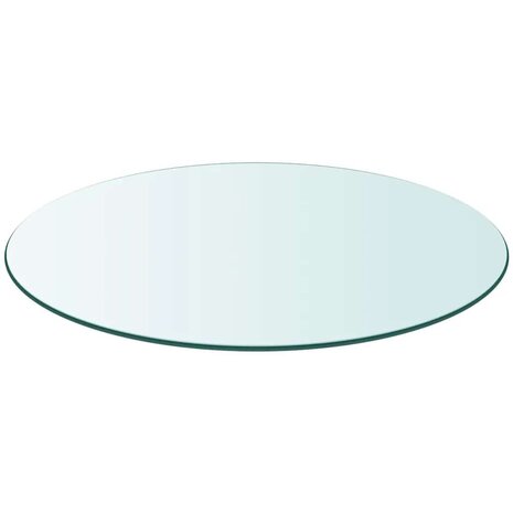 Tafelblad van gehard glas 400 mm rond 3